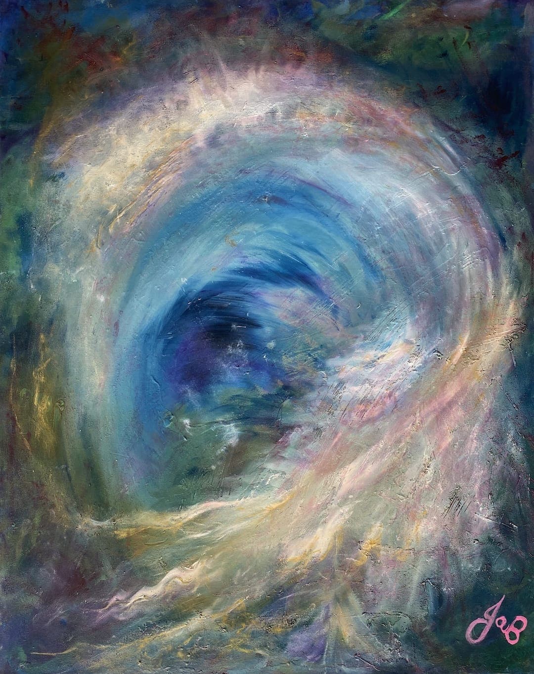 Destiny of dreams, Mixed media on canvas