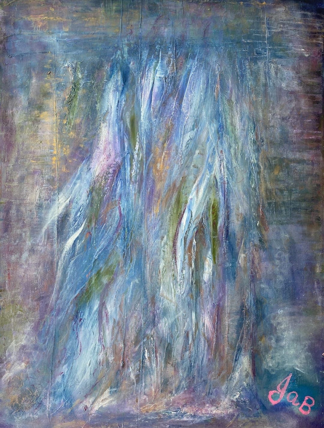 Soulful, Mixed media on canvas